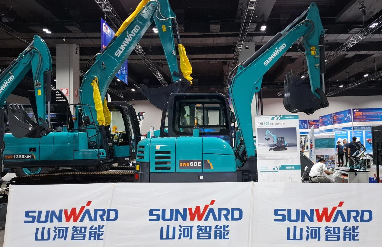 Ra khơi | Sunward Intelligence tỏa sáng trong chi nhánh Đông Nam Á của Triển lãm Máy xây dựng Trường Sa